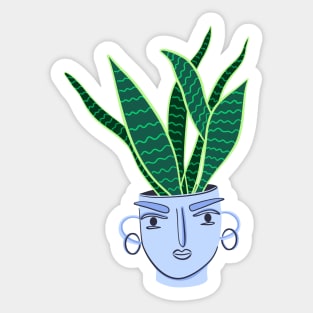 Sansevieria houseplant Sticker